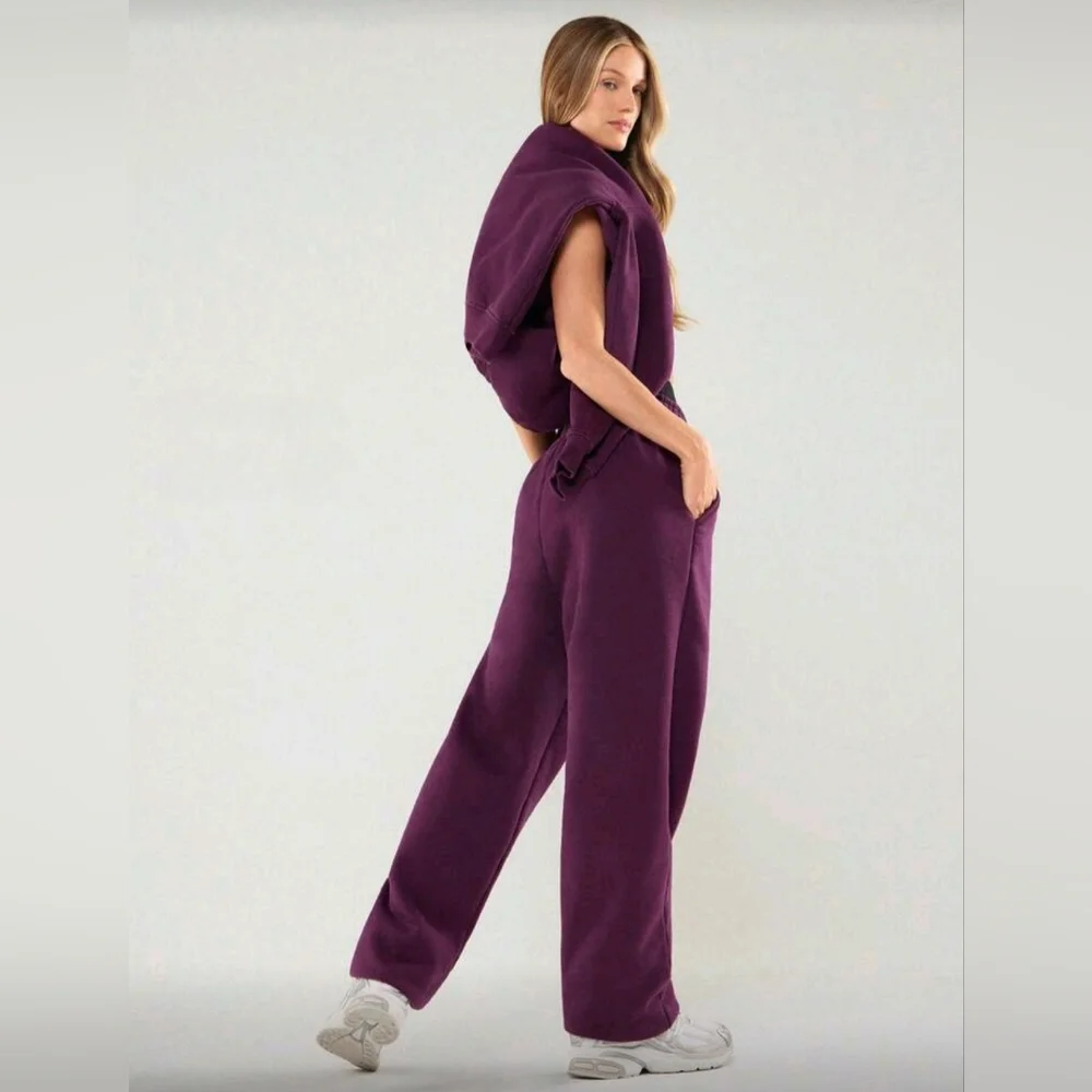 Heavyweight Fleece Oversized Fit Joggers NWT SZ Large - Picture 3 of 7